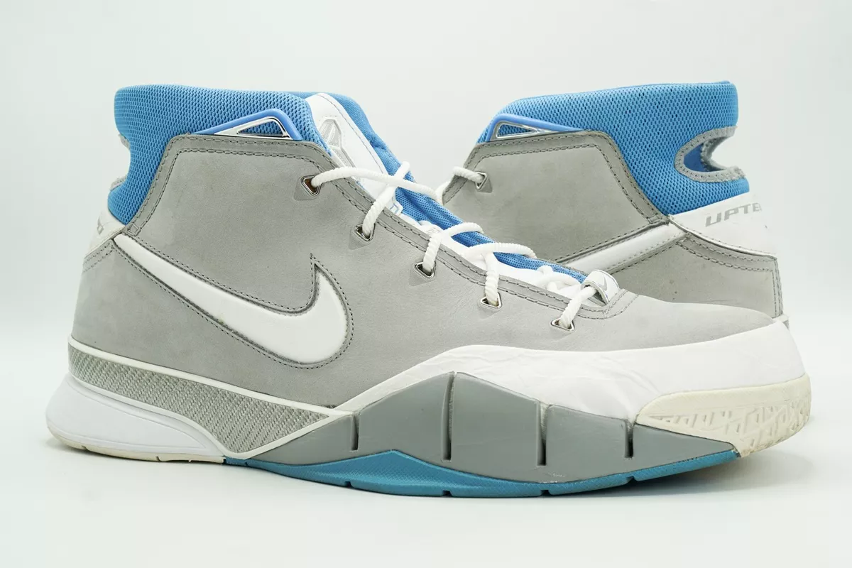 NIKE KOBE 1 PROTRO USED SIZE 14 MPLS WOLF GREY WHITE UNIVERSITY BLUE DA2728 100 NIKE KOBE 1 PROTRO USED SIZE 14 MPLS WOLF GREY WHITE UNIVERSITY BLUE DA2728 100