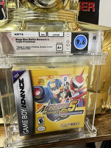 2005 GBA Mega Man Battle Network 5: Team Protoman WATA 9.6 A+ Game Boy Advance - Picture 8 of 8