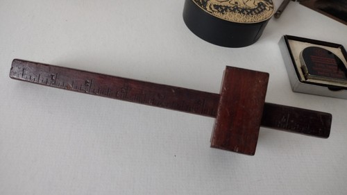 19 Vtg Tool Ruler Lufkin Craftsman Wood Tape dispenser cutter Level Stanley Lot - Picture 12 of 24