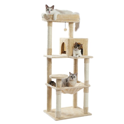PAWZ Road Cat Tree Scratching Post Scratcher Tower Condo House Bed Furniture Bed - Picture 56 of 81