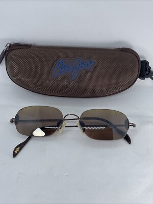Very Rare maui mj-304-23 flexon Titanium Frame Bronze Polarized Lens  Molokini