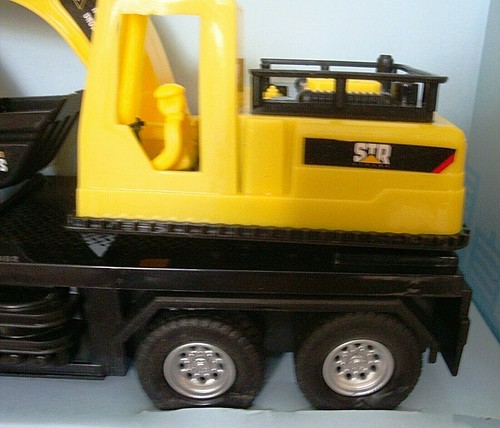 VOLLE FUNKTION R/C 10" BAUWAGEN & BAGGER KOMBI, 360 DREHUNGEN, LICHTER, NEU - Bild 5 von 12