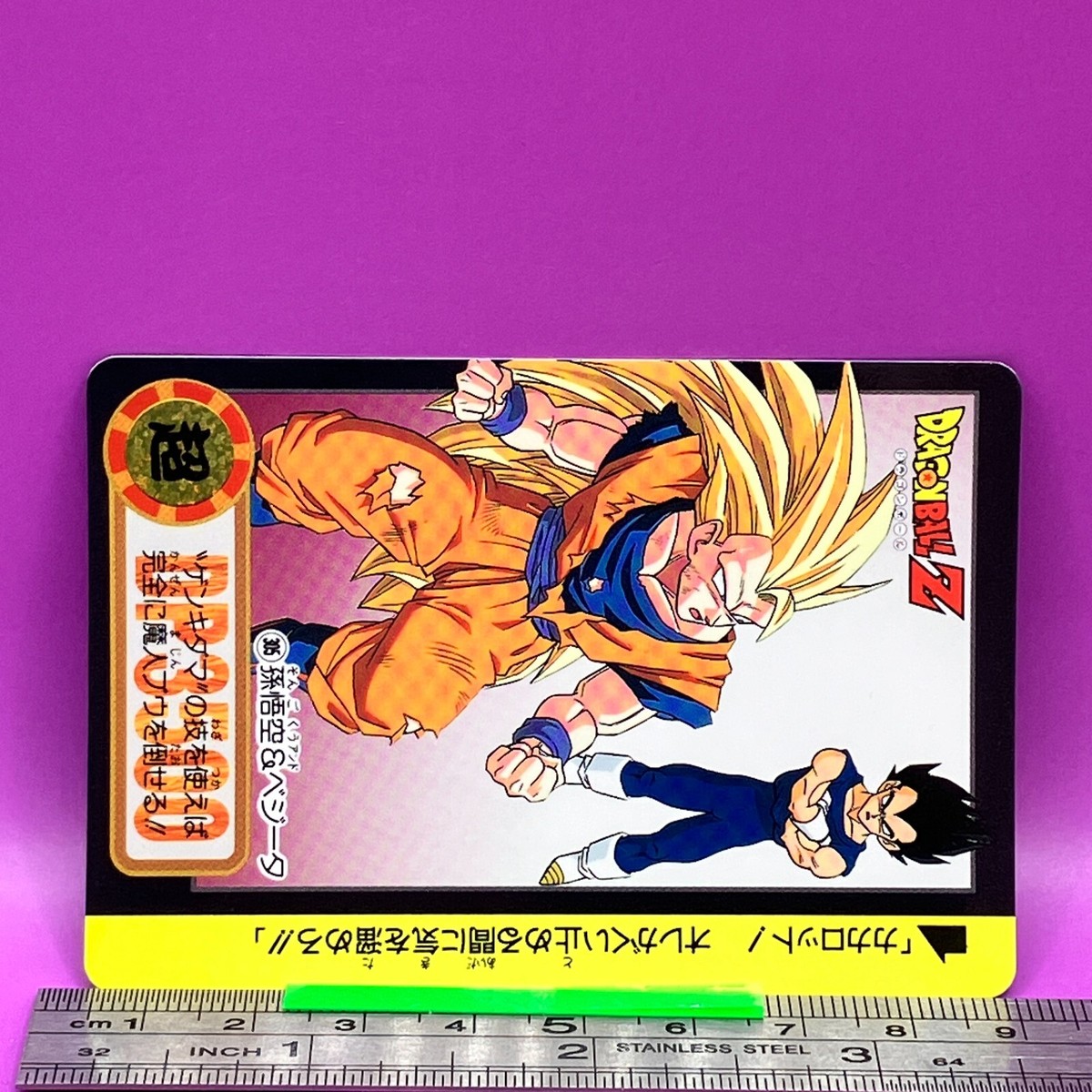 Son Goku Vegeta 305 Dragon Ball Carddass Hondan DBZ BANDAI TCG