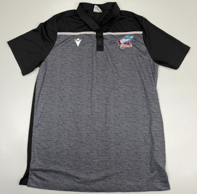 Scunthorpe United Polo T-shirt Macron Size XL Extra Large
