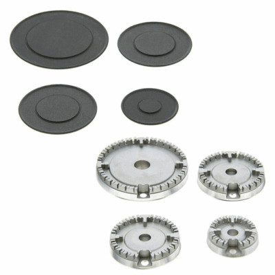 Universal Gasherd Burner Kappe Und Flamme Krone Set Für Alle Dazwischen Größen