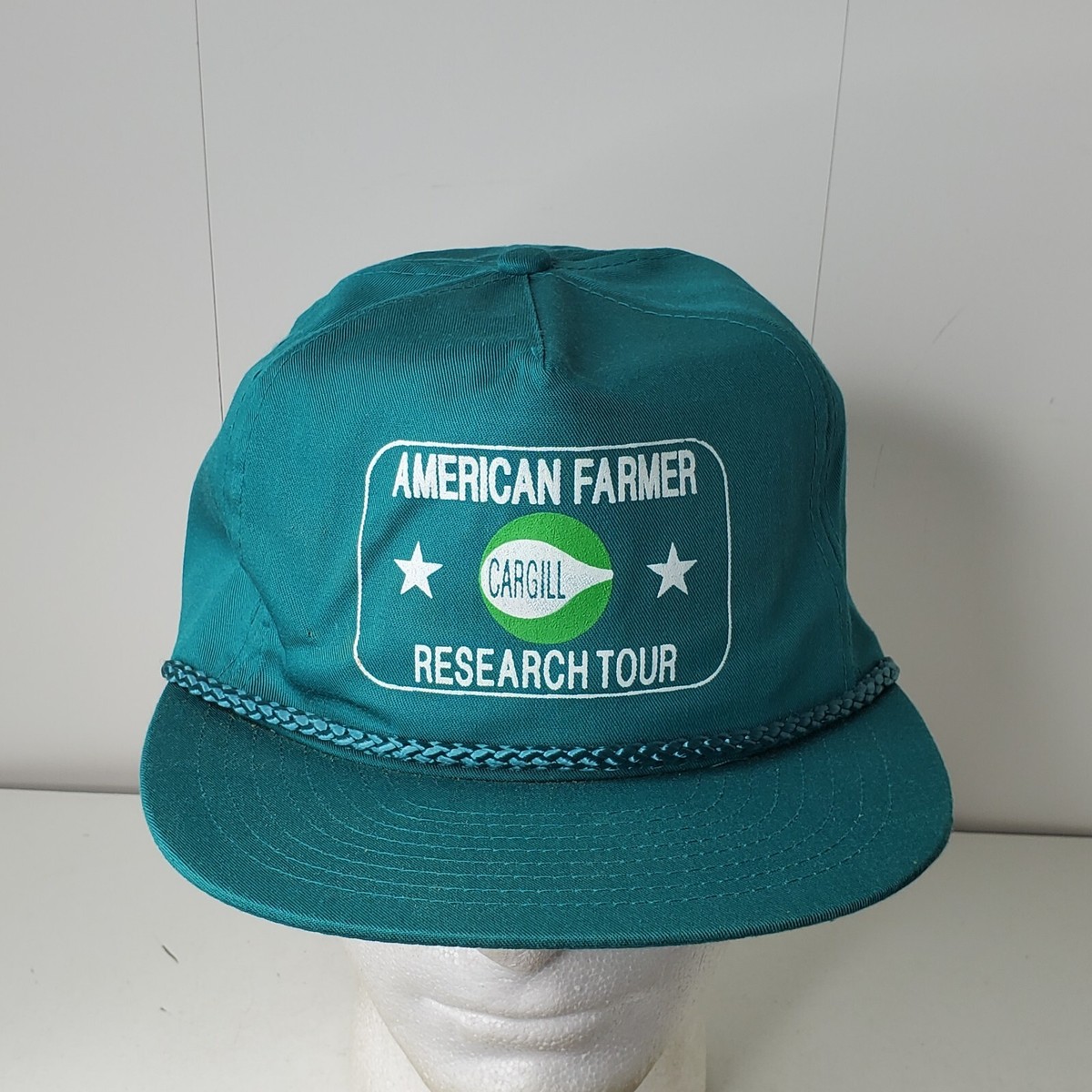 VTG American Farmer Research Tour Cargill Seeds Logo Snapback Hat