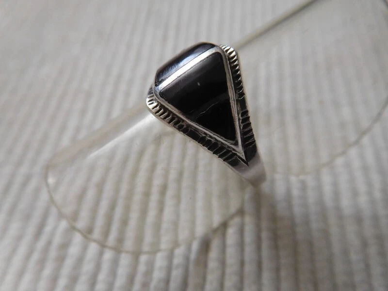 Bague Argent Massif 800 Avec Pierre - Vintage - Bon état