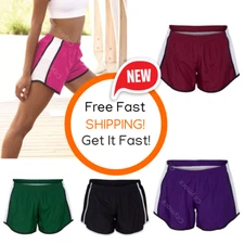 Augusta Sportswear Dark Green, White and Black Ladies Pulse Team Running Short