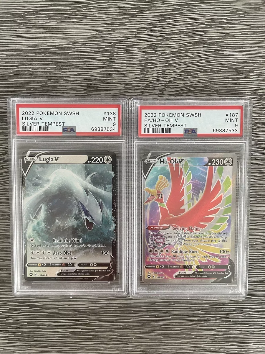 Pokemon Sword and Shield Silver Tempest 187 Full Art/HO-Oh V MINT