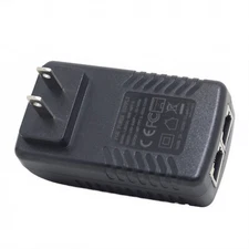 Gigabit 48V PoE Injector Adapter Power Over Ethernet 802.3at af UBNT AP 1000Mbps