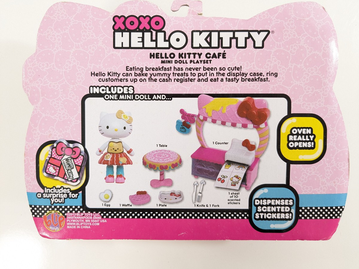 2013 Hello Kitty Cafe Mini Doll Playset NEW sanrio Oven 2013 Hello Kitty Cafe Mini Doll Playset NEW sanrio Oven