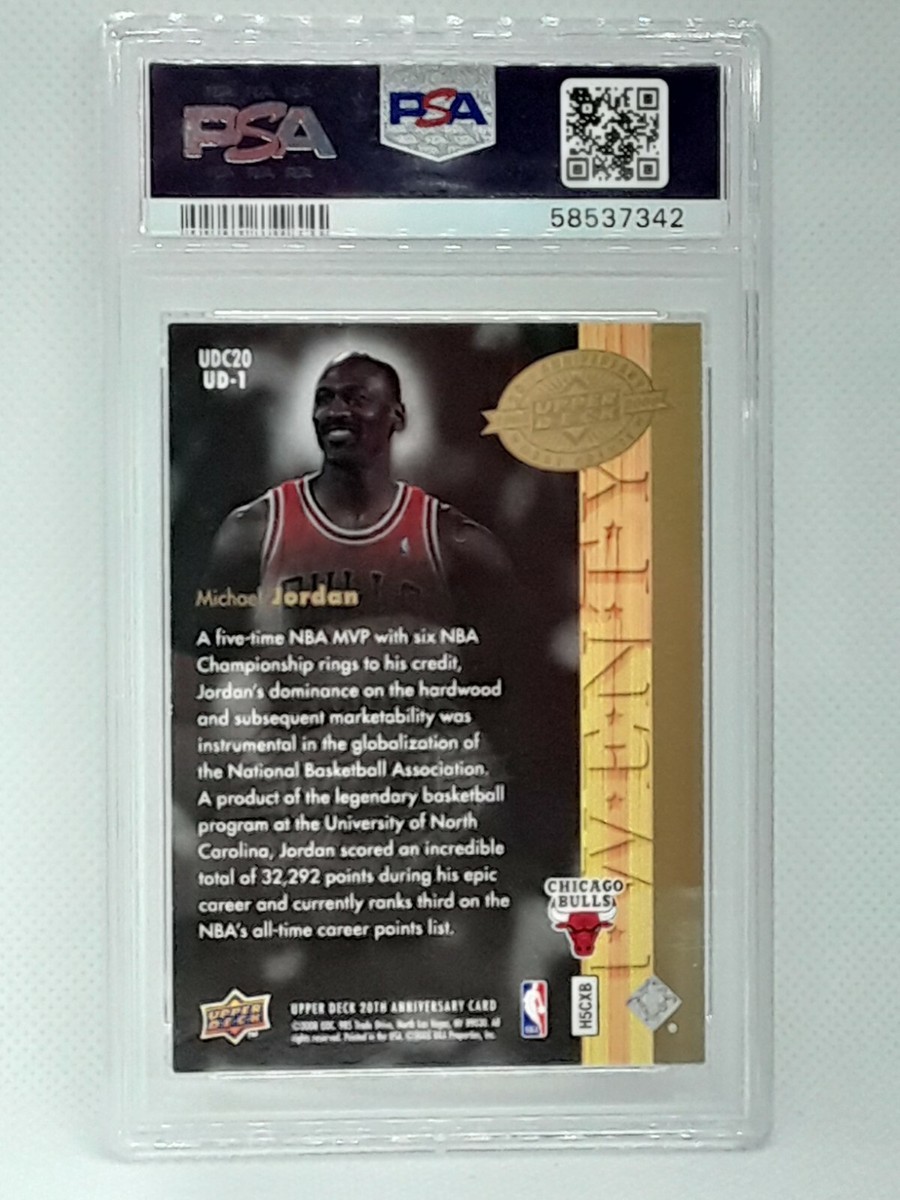 PSA 8* Michael Jordan 2008-09 Upper Deck - 20th Anniversary 