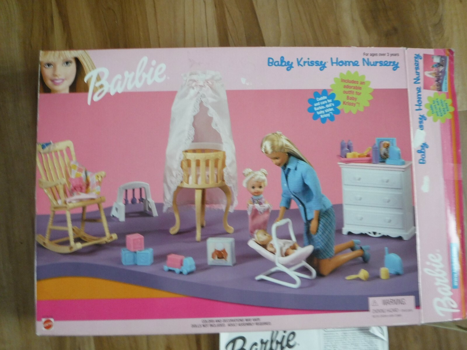 barbie baby krissy home nursery playset