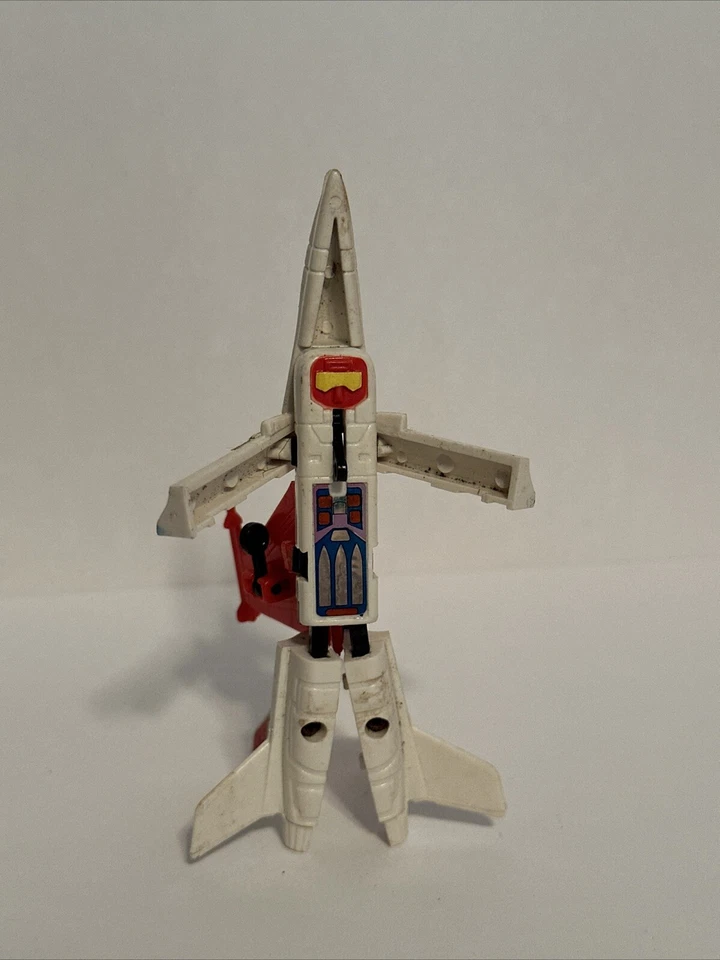 Avión de combate Zybots robot cambiable F-16, transformador Remco 1984 vintage Foto 2 de 2