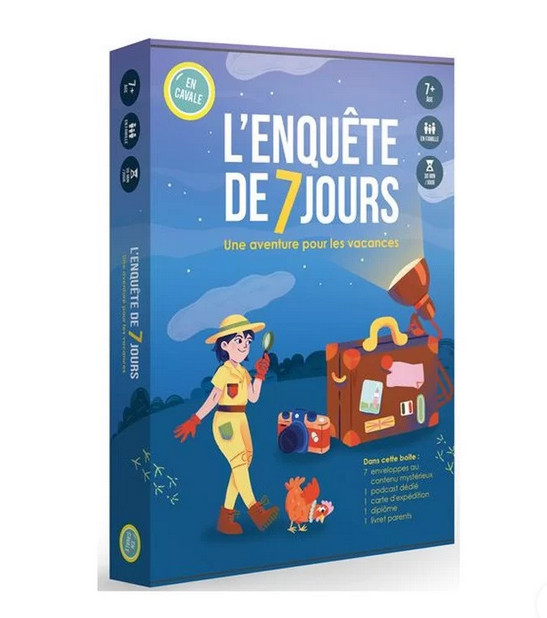 Voyage Autour du Monde jeu de société enquête de 7 jours escape game à la maison