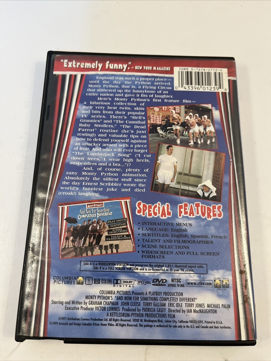 And Now for Something Completely Different (DVD, 1971
