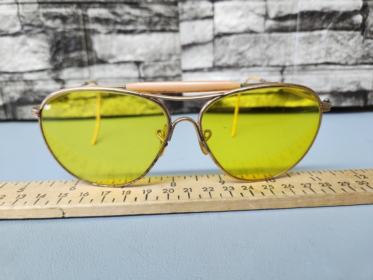 Vintage Gold AO American Optical Aviator Hunters Shooters