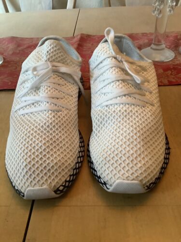 Adidas Deerupt Runner White Black size 13 | eBay
