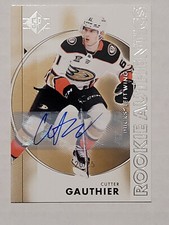 2024-25 Upper Deck SP #124 Cutter Gauthier Autograph Rookie Card RC Gold 20/25