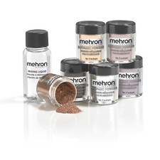 Mehron Metallic Powder With Mixing Liquid  Gold Silver Bronze Copper Makeup
