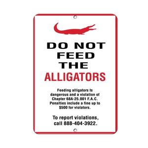 Do Not Feed Squirrels Style 2 Activity Sign Park Signs Aluminum METAL Sign