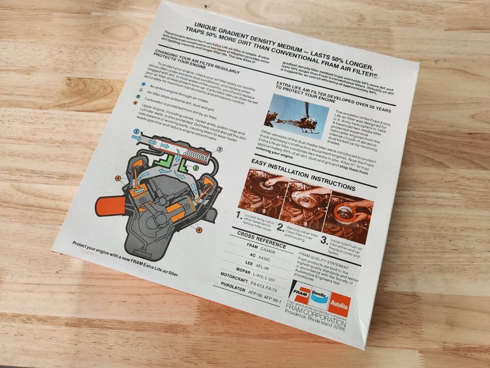 Marco de filtro de aire CA340A V8  Foto 3 de 4