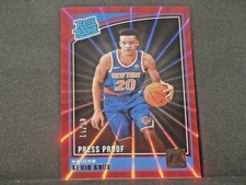 Kevin Knox 2018-19 Donruss Press Proof Red Laser Rookie (14/99) Knicks Hawks RC