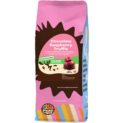 Crazy Cups Flavored Ground Chocolate Coffee Chocolate Raspberry Coffee in 10 oz