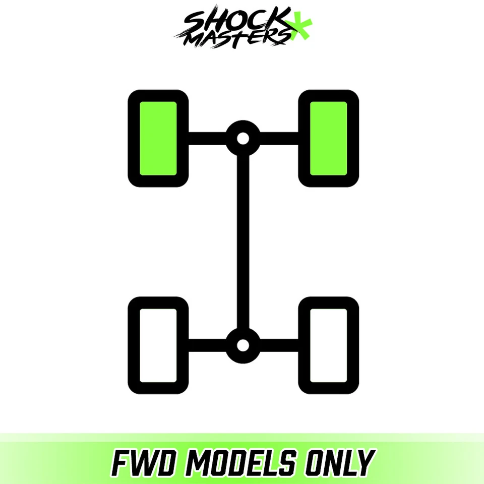 Set 4 Front Struts Rear Shocks For 2003-2008 Toyota Matrix FWD Foto 3 de 4