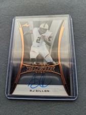 2020 Leaf Trinity Clear Football AJ Dillon Auto Bronze 