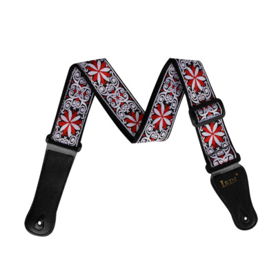 IRIN GS-02 Adjustable Embroidery Guitar Straps for Acoustic Electric V8Y2
