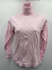 Le Top Women's Mock Turtleneck Long Sleeve Shirt Girls Size Small