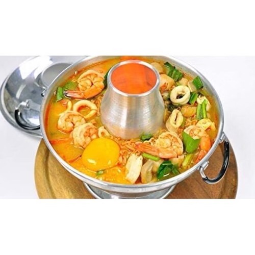 Thai Aluminium Tomyam Pot / Aluminium Shabu Pot / Hot Pot Charcoal (20cm / 22cm - Picture 5 of 5