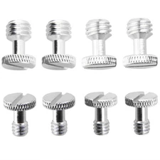 NICERYIG 8PCS 3/8" 1/4" Camera Quick Release Tripod Screw Connecter for DSLR Rig