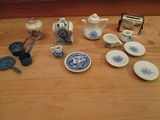 Miniature Doll House Kitchen Accessory Lot