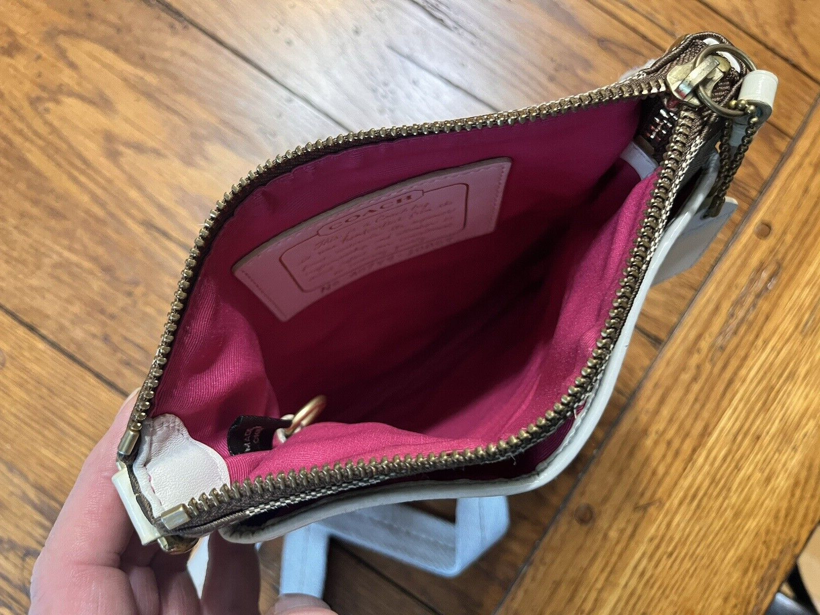 COACH PATCHWORK LEATHER & CANVAS DUFFLE HANDBAG C… - image 7