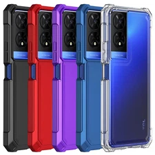 For TCL 50 XE 50XE 5G Phone Case 2 Layer Shockproof Corners TPU Bumper Cover