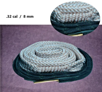HOEHERS Waffenreinigung Bore Rope Snake Putzschnur Kaliber 8mm / .32 cal