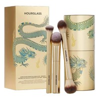 Complexion Essentials Brush Set -Dragon Series 3 Makeup Brushes with a Packaging