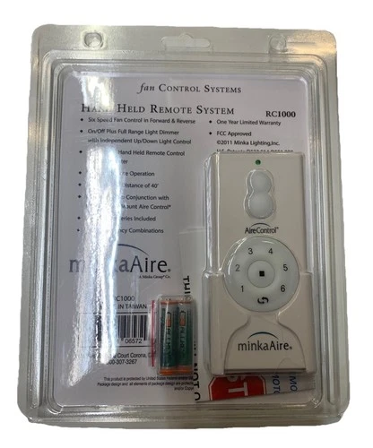 MinkaAire Handheld Remote Control Rc1000 - Picture 2 of 2