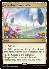 MTG English Abundant Countryside NM Normal Commander: Lorwyn Eclipsed