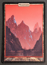 MTG Card - 1x Mountain (139) - Unhinged - LP - Full Art - Magic The Gathering
