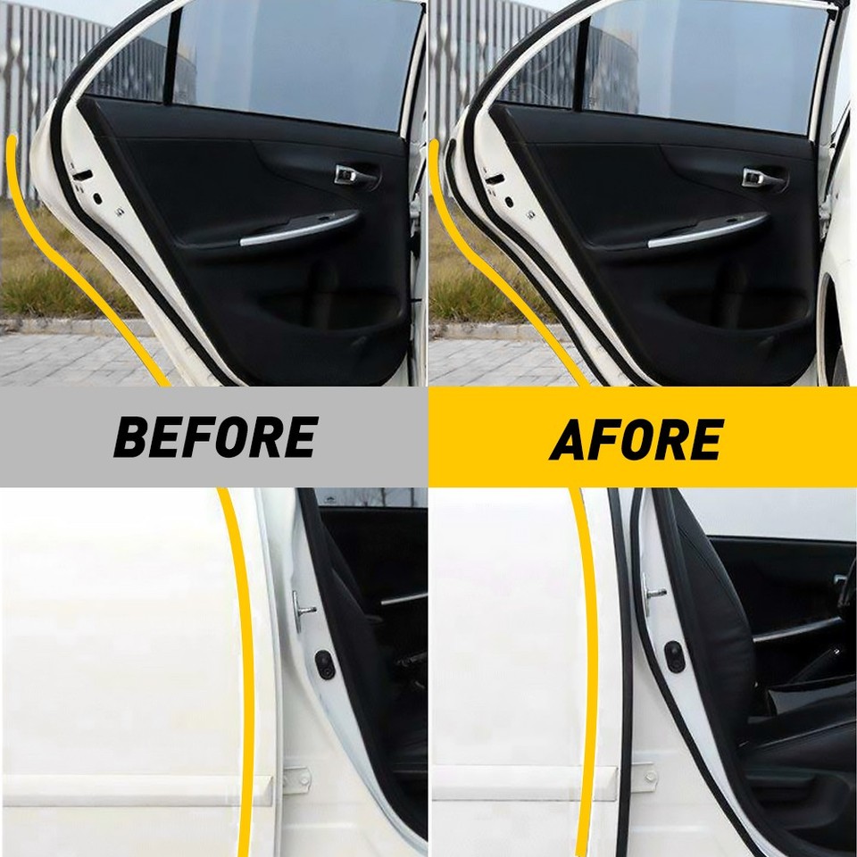 Lower Car & Truck Sun Visor Strips 13ft B-Shape Universal Rubber - Foto 5