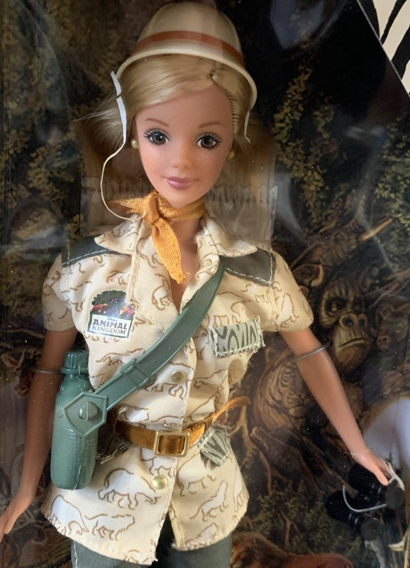 1998 Disney's Animal Kingdom Barbie Blonde NRFB 20363