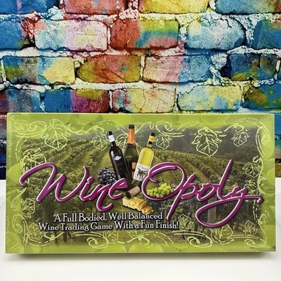Wine-Opoly Full Bodied Well Balanced Monopoly Board Game Adult Party 2-6 Players