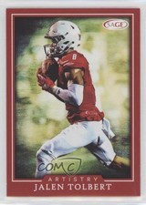 2022 SAGE High Series Artistry Red Jalen Tolbert #ART-JT 12hh