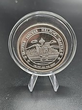 1983 1oz .999 Fine Silver "Seattle Jaycee Bingo" Art Round **VINTAGE** 87.00 per troy oz