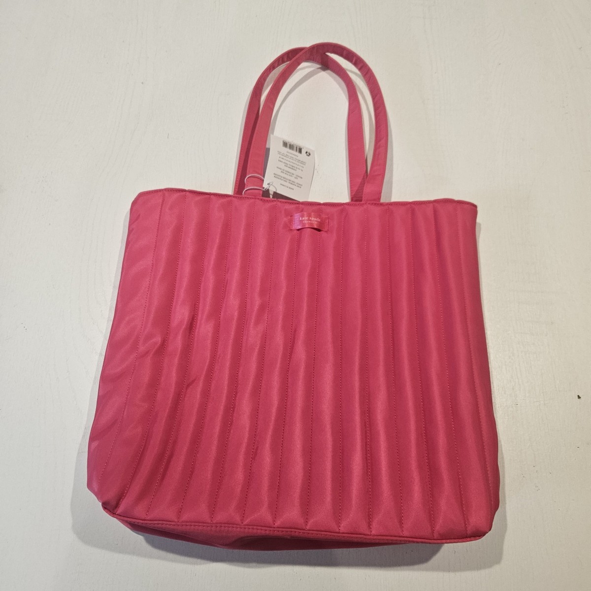 Large Tote Kate Spade Chevron Bag Kate Spade Hot Pink Quilted
