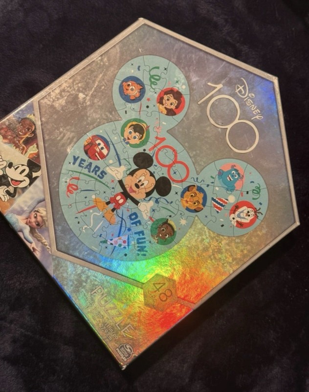 Disney 100 Years of Fun 48-Piece Interlocking Cardboard Jigsaw Puzzle