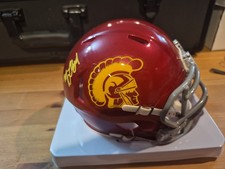 MarShawn Lloyd Autographed USC Trojans Mini Speed Helmet Beckett